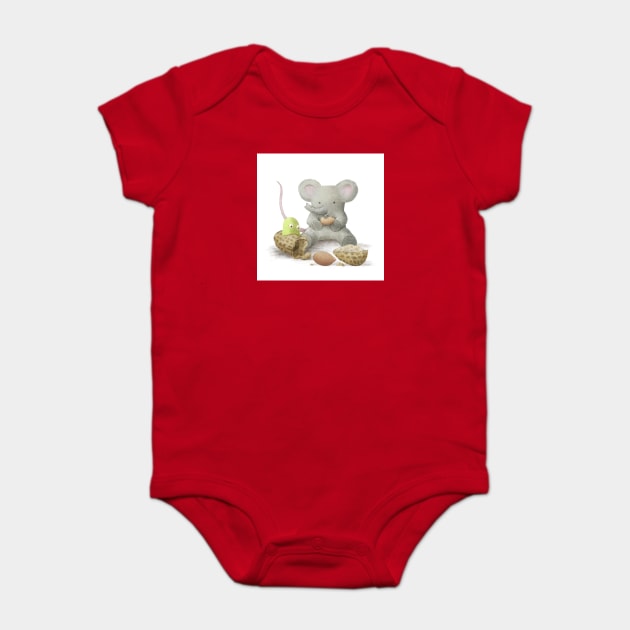 Mealtime Baby Bodysuit by Terry Fan